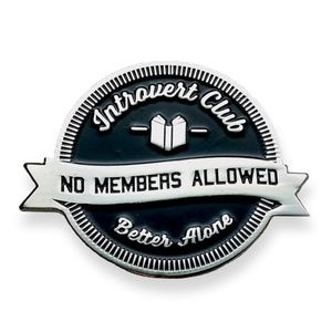 ⭐️ NWT Introvert Club Soft Enamel Pin RARE Pin Collector